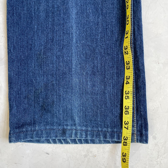 Vintage 80s Jordache Horse Logo Jeans High Waist sz 34 L Straight Leg Hong Kong - Picture 11 of 11